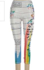 NEW TEREZ FOR SOULCYCLE COLORFUL LEGGINGS XS