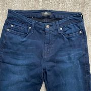 Kimmie straight darkwash jeans Sz 28