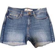 Vineyard Vines Jamie Denim Cut Off Corded Jean Shorts Medium Blue Indigo Size 33