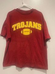 Collegiate Outfitters Vintage Trojans Champs Sportswear Football‎ Tee T Shirt