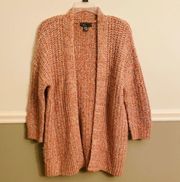 Women’s  Pink Confetti Oversized Open Cardigan Size Extra Small