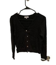 Vintage Michael stars cardigan black button up size small