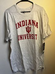 NWT ‘ INDIANA University HOOSIERS Shirt - Grey