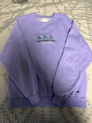 Purple  Crewneck