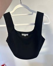 Black Crop Top