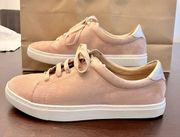 blush pink and rose gold sneaker