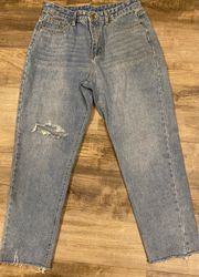 Raw Hem Jeans Size Large