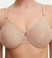 Chantelle C Magnifique Seamless Unlined Minimizer Underwire Bra 34DD Nude Sand