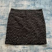 The Limited Black and White Acrylic Wool Blend Pencil Skirt Size 6