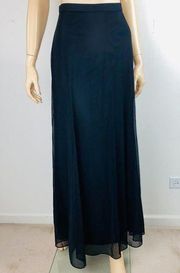 Tadashi Black Evening Out Fancy Occasion Maxi Skirt 8