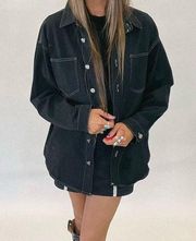 NIP  Boyfriend Button Down
Shacket