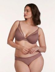 Thirdlove 24/7 Classic Contour Plunge Bra in Fig Size 34F