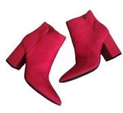 UNISA Red Ankle Boots Sz 7M