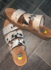 Cowhide Sandals