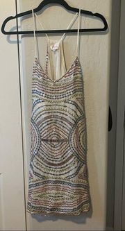 Parker Beaded Spaghetti Strap Dress