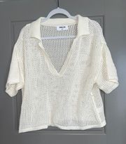 Crochet Top White M/L