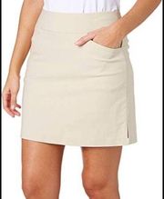 Lady Hagen golf skort skirt medium cream tan nude