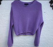 purple sweater size M