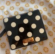 Kate Spade Black And White Polka Dot Wallet