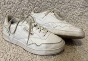 Reebok Womens Club MEMT FU6817 White Low Top Lace Up Running Sneaker 7.5 Used