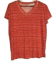 Wonderly 100% cotton stripes tee size L