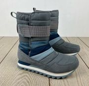 Merrell Women's Alpine Tall Strap Polar Waterproof Boots US8 Blue/Grey $110
