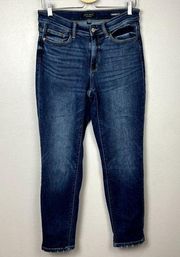 Judy Blue Womens Boyfriend Fit Jeans Size 7/28 Medium Wash Denim Stetch Mid-Rise