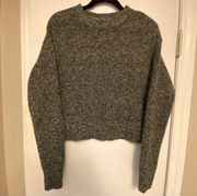 Yes Lola Heather Grey Crewneck Long Sleeve Sweater Women's Size Small