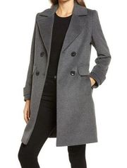 Sam Edelman Double Breasted Wool Blend Walker Coat