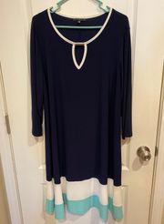 Navy Blue Dress