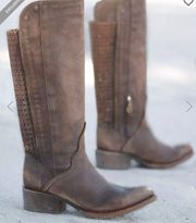 Indie Spirit By  Distressed Riding Boot