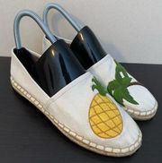 Circus By Sam Edelman Pineapple Palm Tree Espadrille Canvas Flats