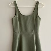 H&M  Green Fit & Flare Dress, Women’s Size 6