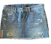 Vintage Y2K Lucky Brand “Lucky Legend” Sister Carpenter Denim Mini Skirt 2