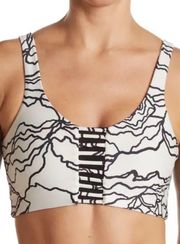 Artsy Lines Print Workout Set