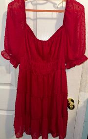 Macy’s Red Formal Dress