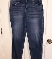 Cello Straight Leg Cropped Lightly Distressed Jeans, Women’s Size 11