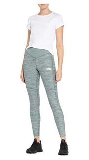 The North Face Dune Sky 7/8 Leggings Sage Green Heathered High Rise Size Large