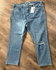 Levi Heritage High Rise Straight Jeans size 24/W37 New