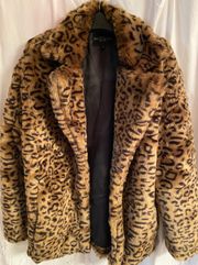 New York Cheetah Fur Coat