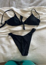 Aerie Black Bikini Set (S/M)