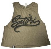 Bella Canvas Satori Racer Back Crop Tank Size Medium