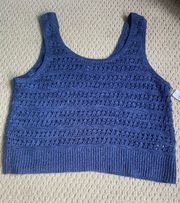 Blue  Sweater Vest