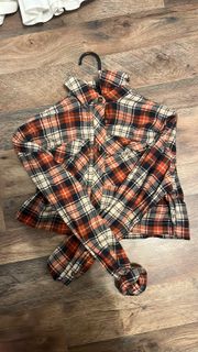 cropped flannel