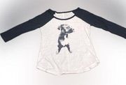 Boxer Dog Raglan Tee Medium