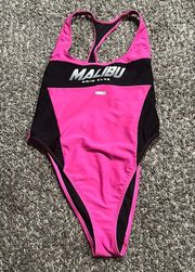 Forever 21 90’s style MALIBU one piece bathing suit