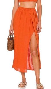 HOUSE OF HARLOW 1960 Corfu Tulip Hi Low Skirt Elastic Waist Pull On Women’s XS