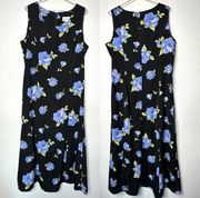 Studio One Women's Floral Sleeveless Long Maxi Dress size 14 Summer Day Party