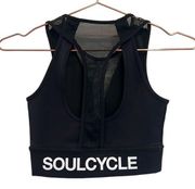 Soul Cycle black sports bra.  Size Extra Small