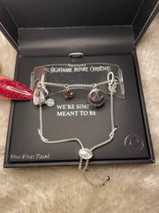 ’s The nightmare before Christmas sterling silver Jack & sally bracelet